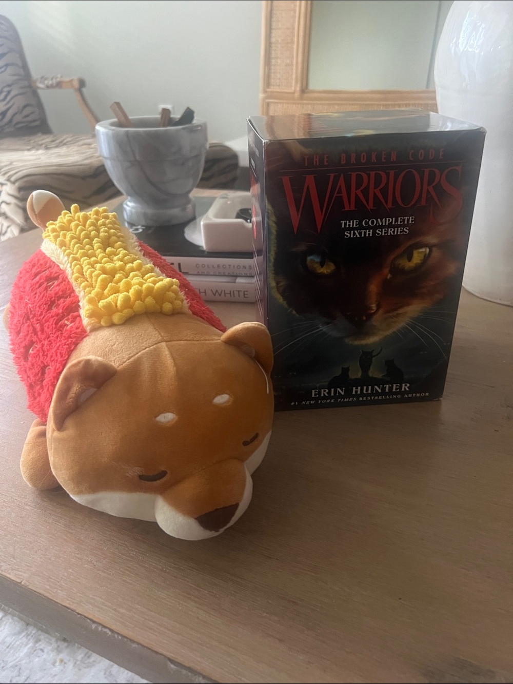 Warriors: The Broken Code Complete Series Box Set + Fox Plush Gift 🎁
